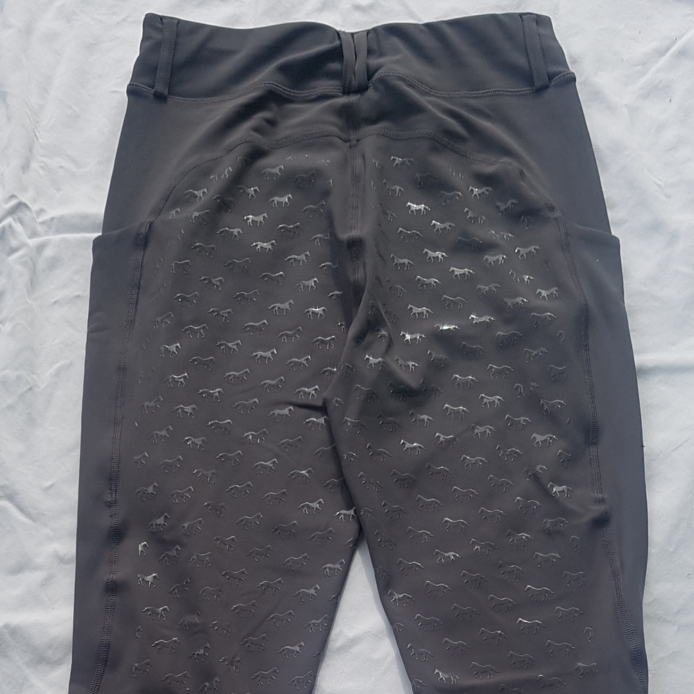 New Grey M Full Seat Breeches